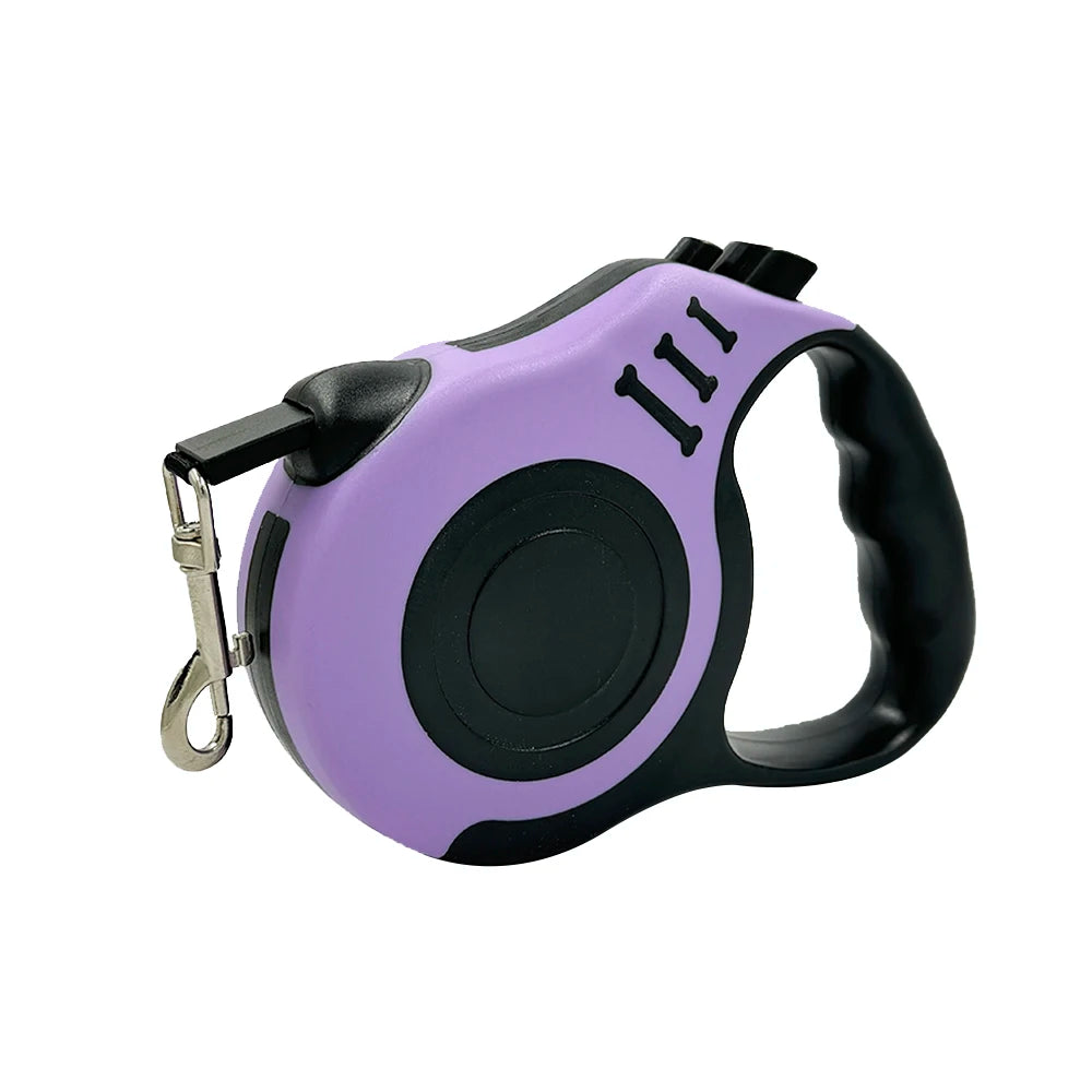 3m 5m Dog Leash For Small Medium Dogs Automatic Retractable Nylon Rope Cat Lead Extension Puppy Walking Running Pets Supplies