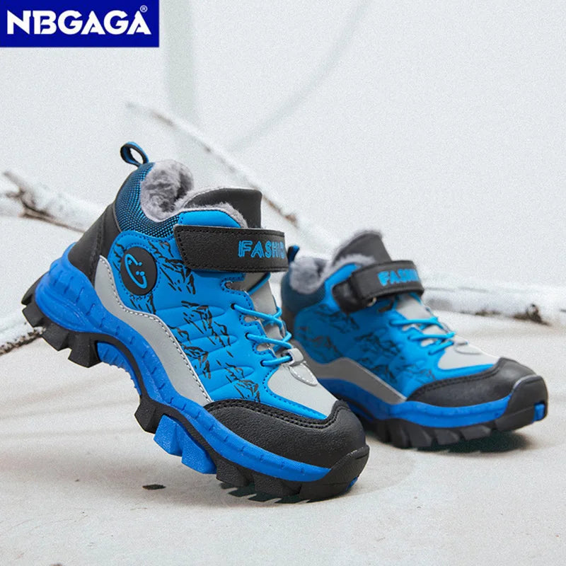 Kids Snow Ankle Boots - Non-Slip Outdoor Winter Sneakers - photo 5