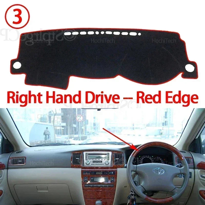 Car Dashboard Cover Mat for Toyota Corolla E120 E130 (2026–2026) – Anti-Glare Instrument Panel Carpet