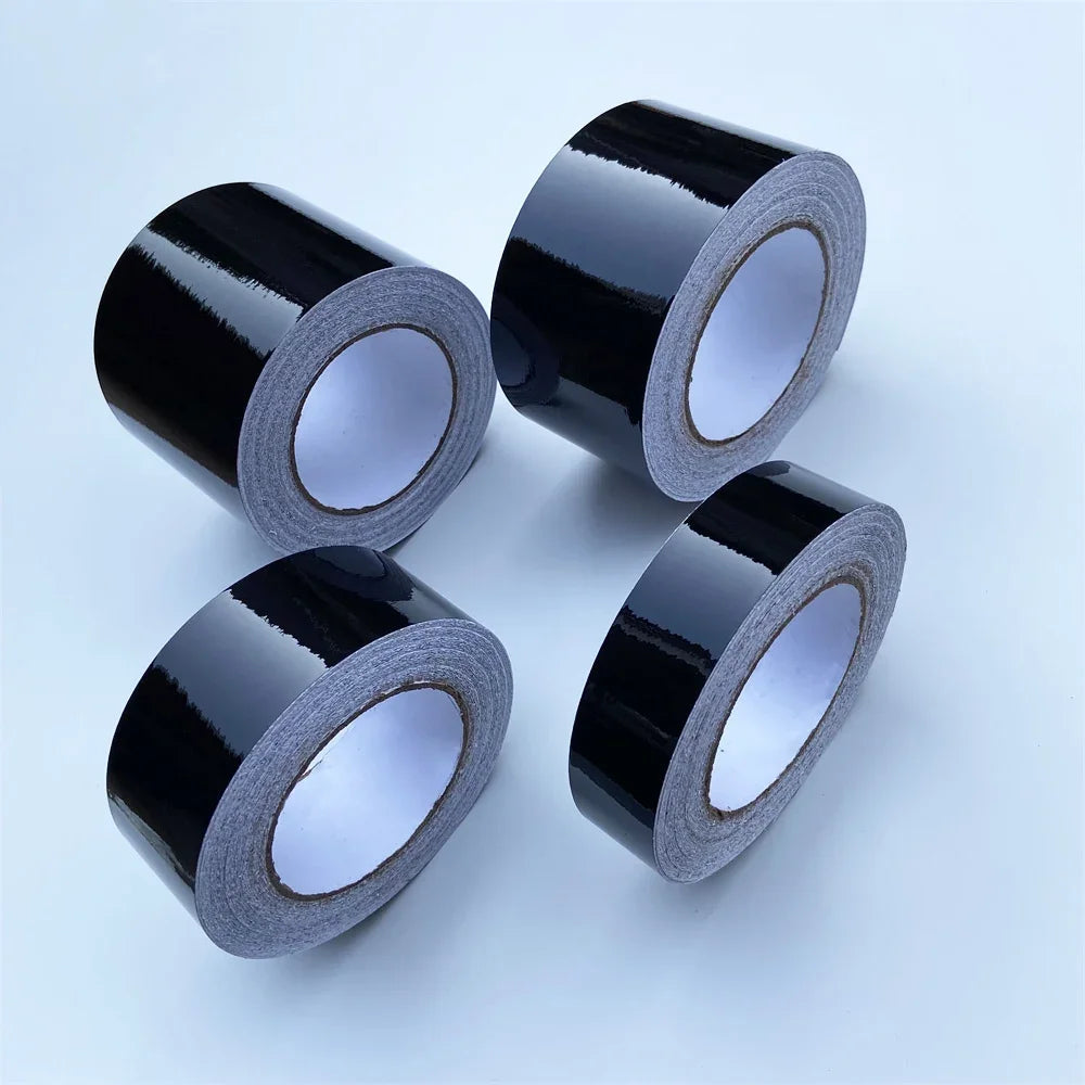 3/5/7/10CM Glossy Black Vinyl Tape Window Trim Film Stripe For Car Interior Hood Roof Decal