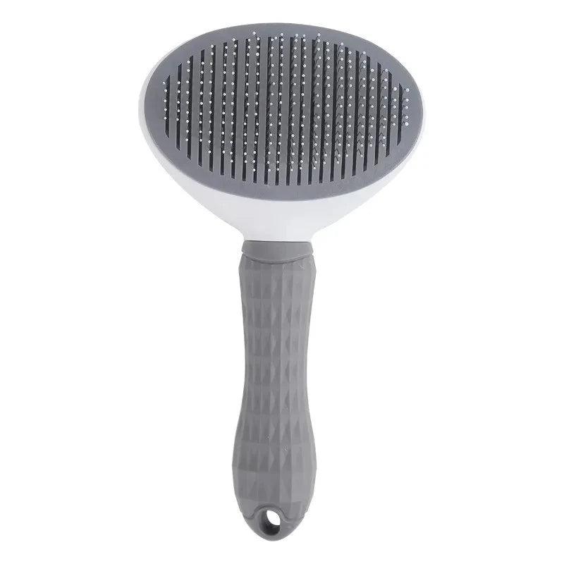 Self-Cleaning Slicker Brush for Dogs and Cats, Pet Hair Remover