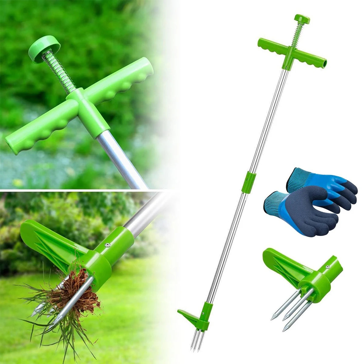 Weed Remover Tool Weeder Hand Rural Tools Field Garden Gardening Accessories Wood Root Removal Weeds Equipment Machine Agronomy
