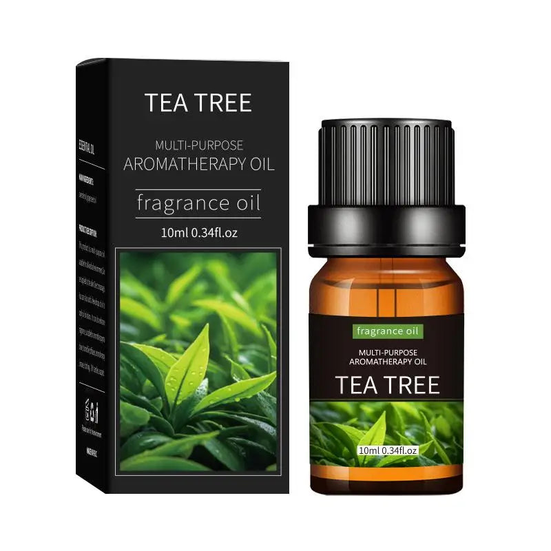 20Flavors 10ml Essential Oils For Aroma Diffuser Air Humidifier Lavender Rose Eucalyptus Sandalwood Air Freshening Aromatherapy