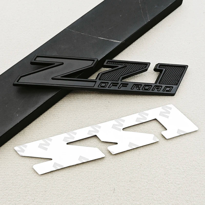 3D Metal Logo Z71 Emblem Car Front Grille Badge Trunk Sticker For Chevrolet Tahoe Colorado Cheyenne Chevy Silverado Accessories