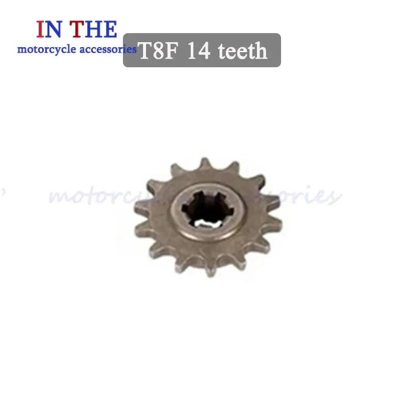 Motorcycle T8F 11/14/17/20T Teeth Transmission Reduction Gear Box For 47cc49cc Mini Motor Pocket Bike 2 Stroke Engine Parts Liya