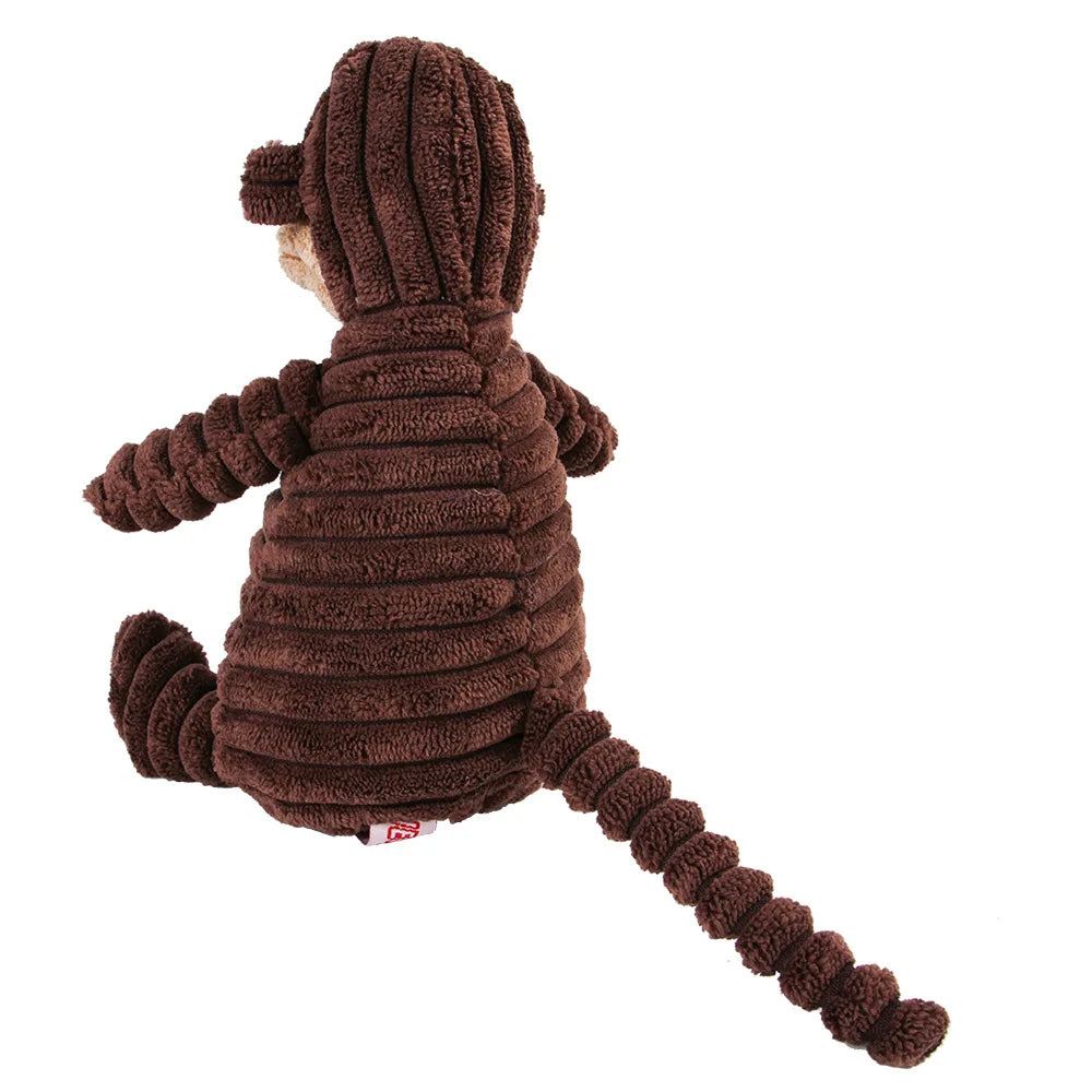Squeaky Plush Chew Toy for Dogs, Animal Shapes