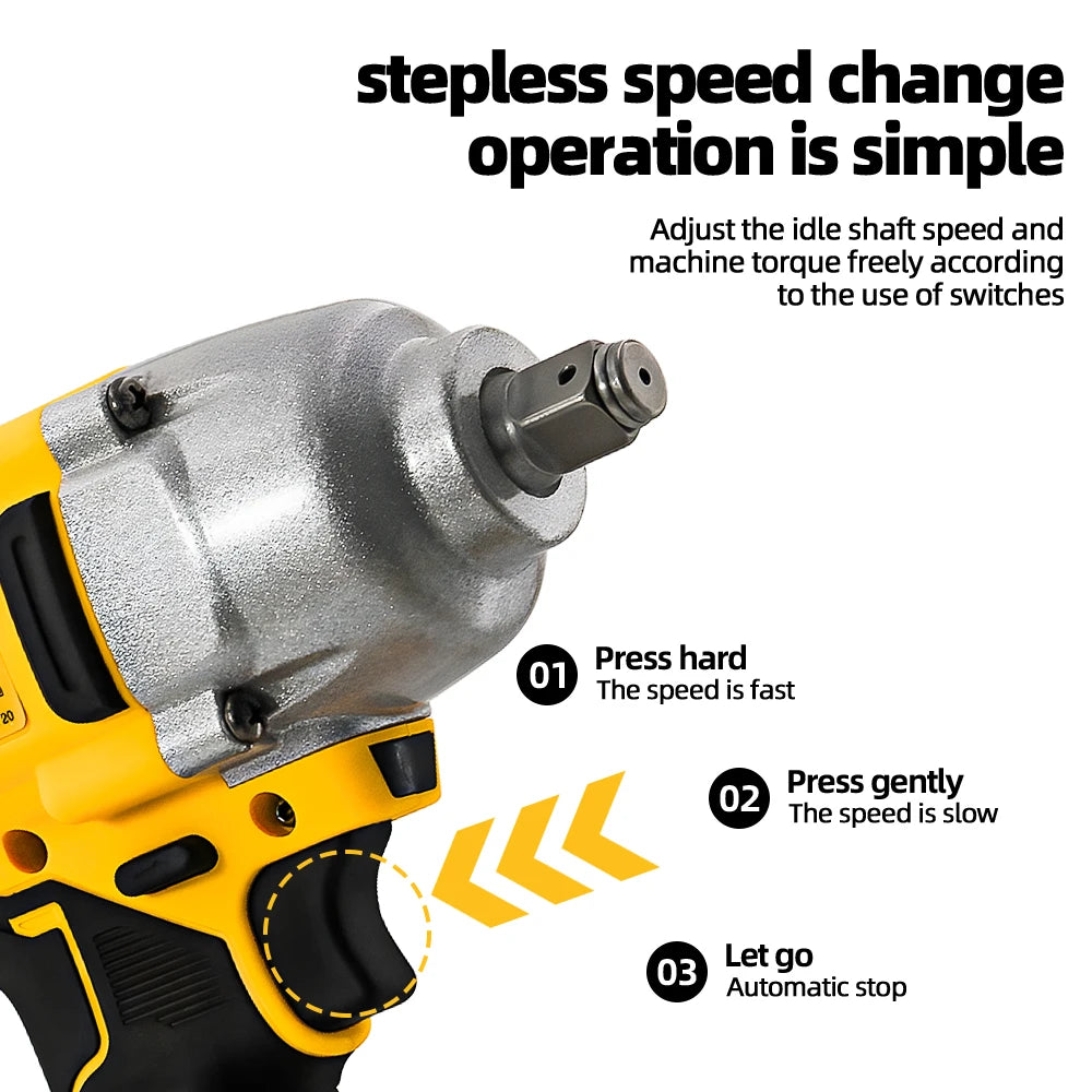 Dewalt DCF892 20V Brushless Impact Wrench – 812N.m High Torque Cordless Electric Tool
