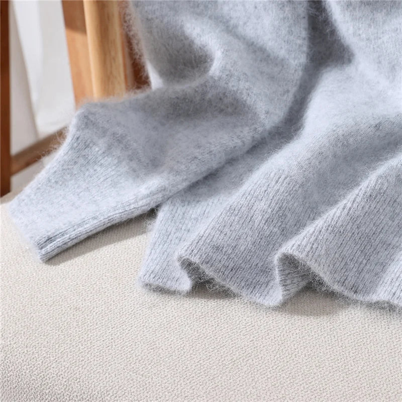 Women's Soft Knit Crew Neck Sweater, Basic Pullover