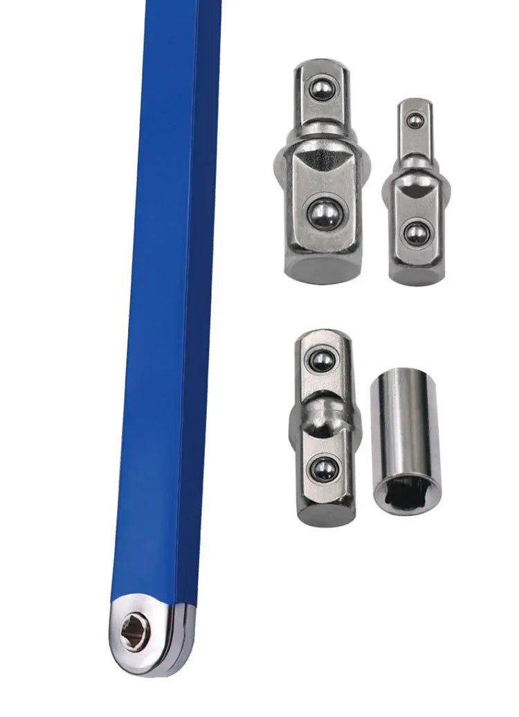 Compact Offset Extension Wrench 4 Adapter Dual Purpose Impact Socket Ratchet Automotive Hand Tool for Mechanic Use