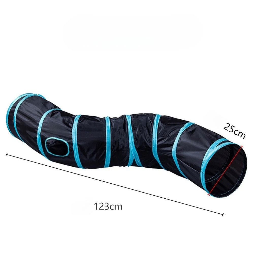 Foldable Cat Tunnel Toy - Breathable S & T Shape Play Tunnel – photo 10