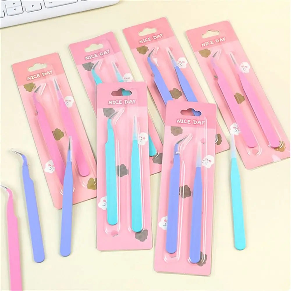 Back To School Macaroon Color Tweezers Sticker Tool DIY Decroative Sticker Tweezers Multi-Tool Practical Scrapbook