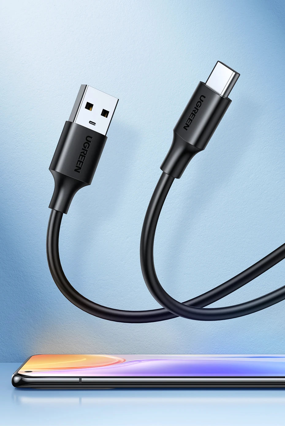 UGREEN USB C Cable Type C Cable for iPhone 17 16 Samsung S25 S24 Xiaomi USB C Data Charging Cable USB 3A Fast Charging USB Cable