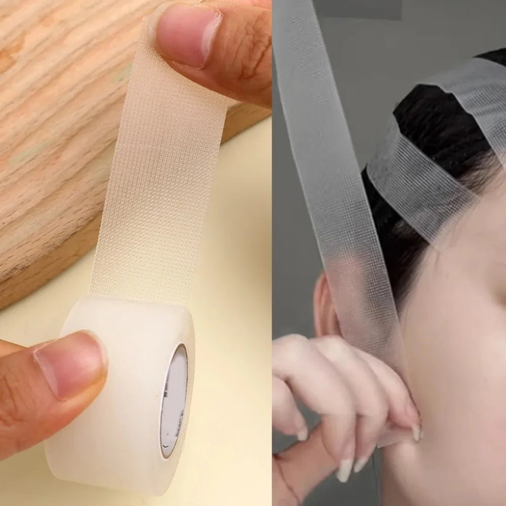 New 8M/Roll PE Facial Tape Professional Lift Wrinkles Cosplay Makeup Tape Transparent Beauty Makeup Tool V-Line Face Lift Tape