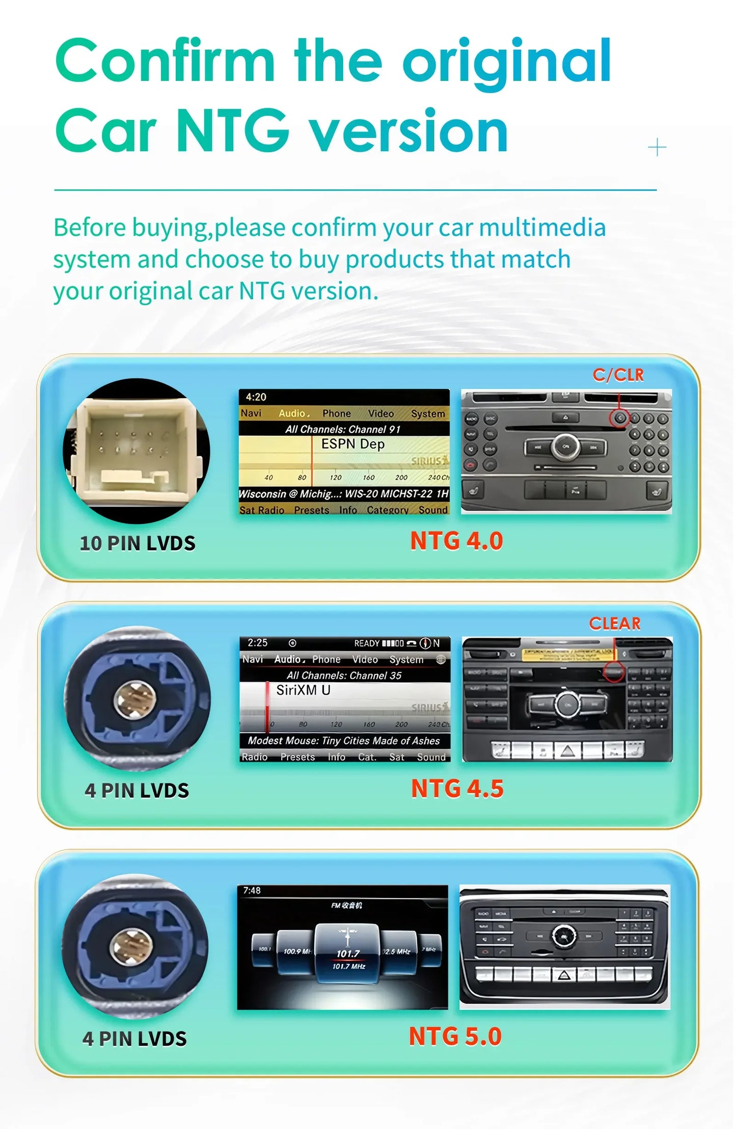 Android Car Stereo for Mercedes-Benz E-Class C207 W207 A207 (NTG 4.0/4.5/5.0) — CarPlay, Android Auto, GPS