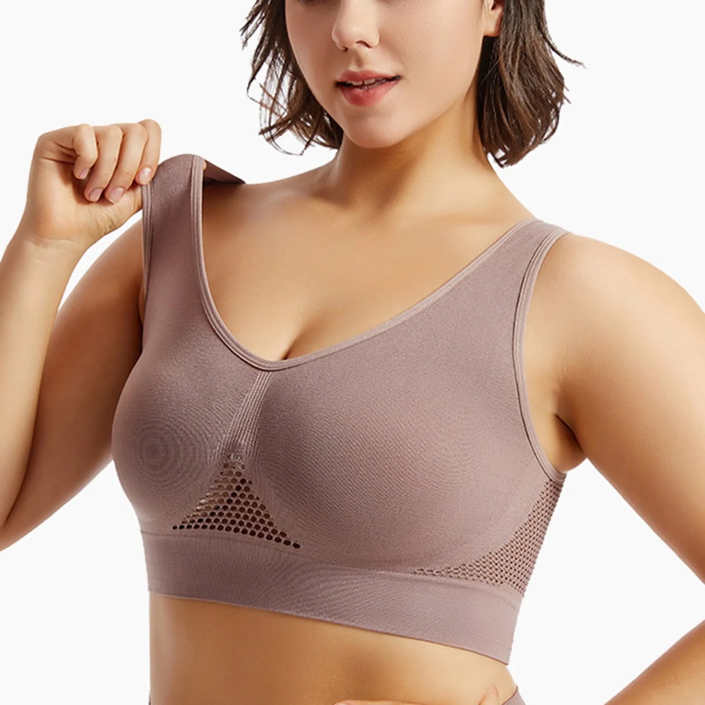 MMAlto Women's Shockproof Sports Bra – High Support Running Yoga Fitness Vest | S-XXXXXL