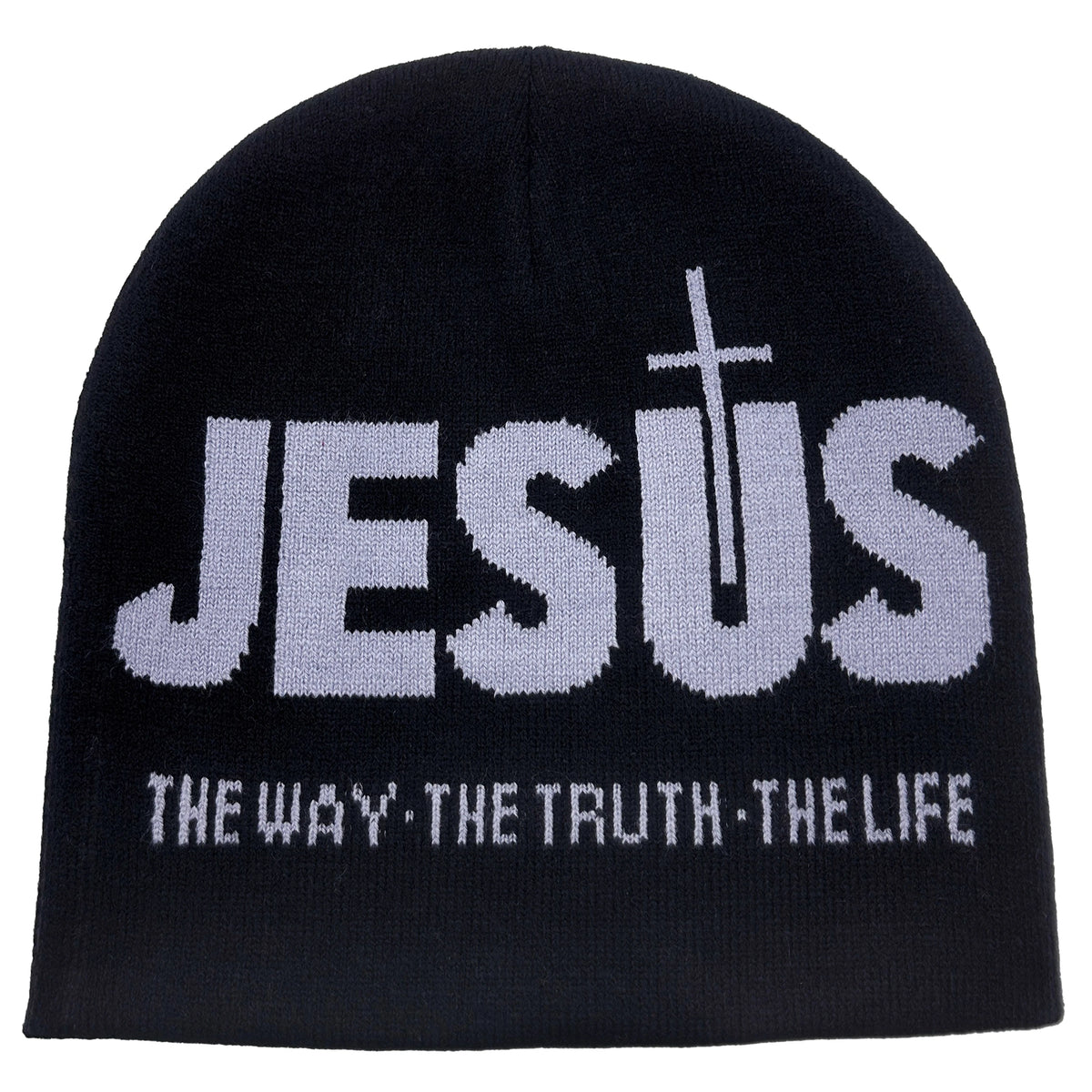 Jesus Letter Jacquard Knit Beanie, Unisex