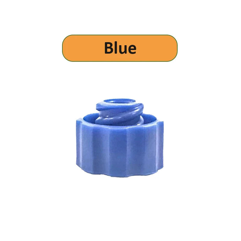 140 Pc Luer Lock Syringe Tip Caps, 7 Colours Lab Supplies