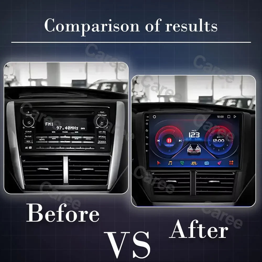 9" Android Car Stereo for Subaru Impreza GH/GE (2007–2011) — Wireless CarPlay, Android Auto, GPS, 4G, WiFi