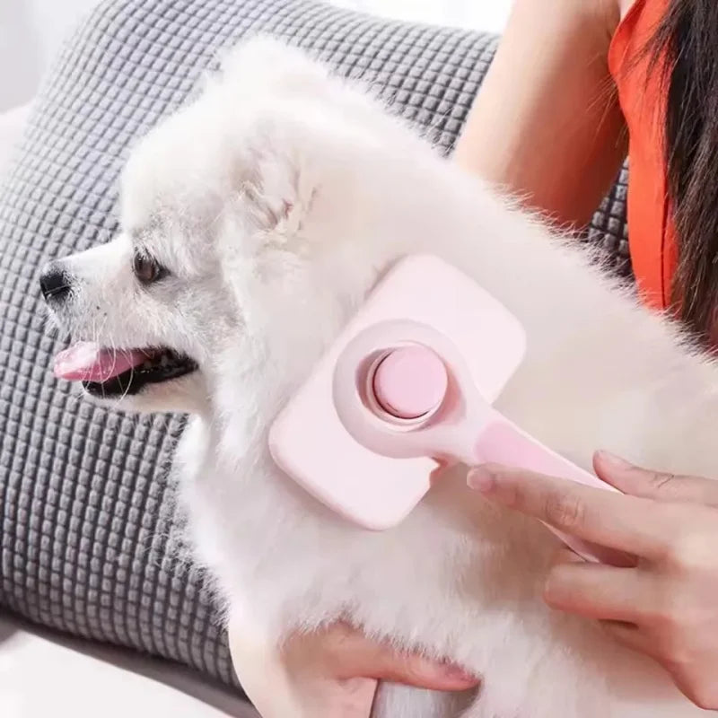 Pet Hair Remover Brush - Dog & Cat Shedding Massage Comb - photo 2