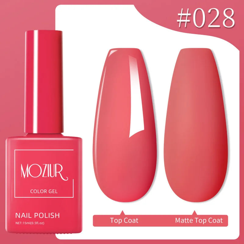 Colorful Hot Sale Uv Gel Nail Polish Set Soak Off Gel Nail Polish 15ml Professional Nail Gel Polishes