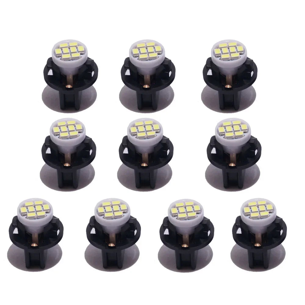 T10 W5W LED Dashboard & Gauge Cluster Bulbs (10-Pack)