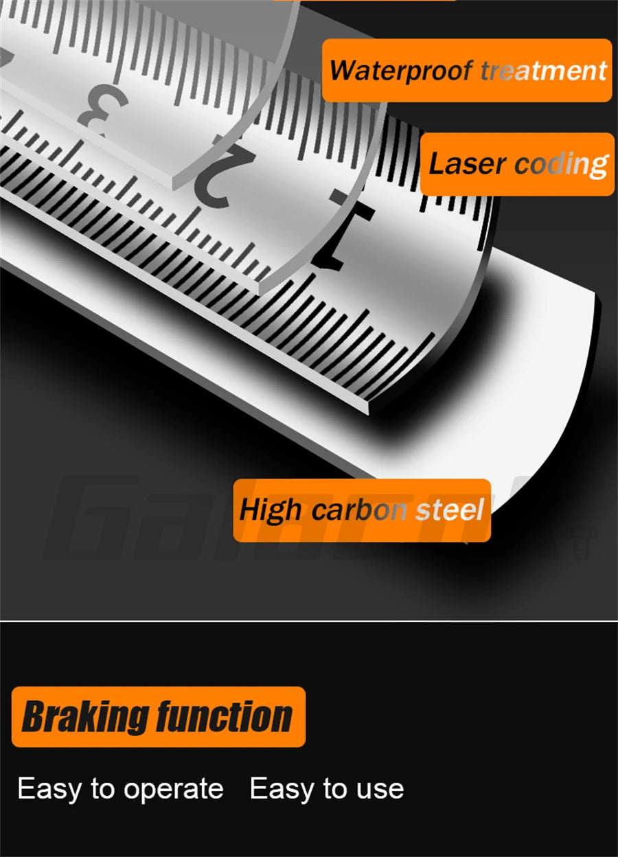 3/5/7.5/10 meter tape measure Anti-drop stainless steel tape measure site construction meter measure puller rule Measuring Tools