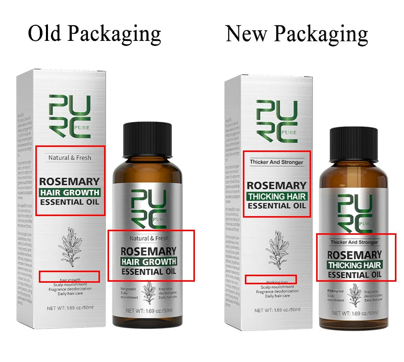 PURC Rosemary & Ginger Hair Growth Oil Treatment – Anti-Frizz, Anti-Dandruff (50ml)