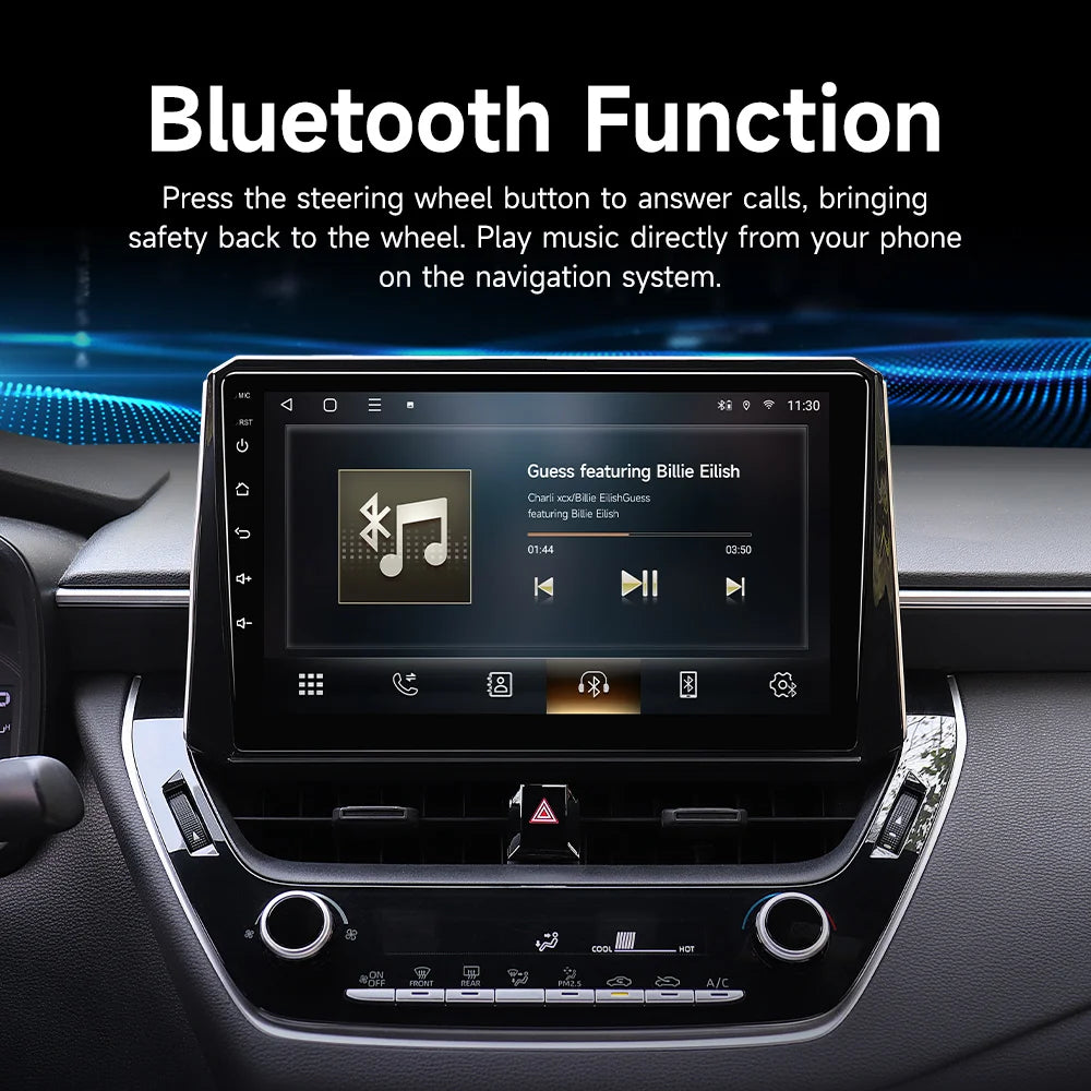 JIUYIN Universal 9"/10" Car Stereo — Wireless CarPlay, Android Auto, Linux MP5 Player