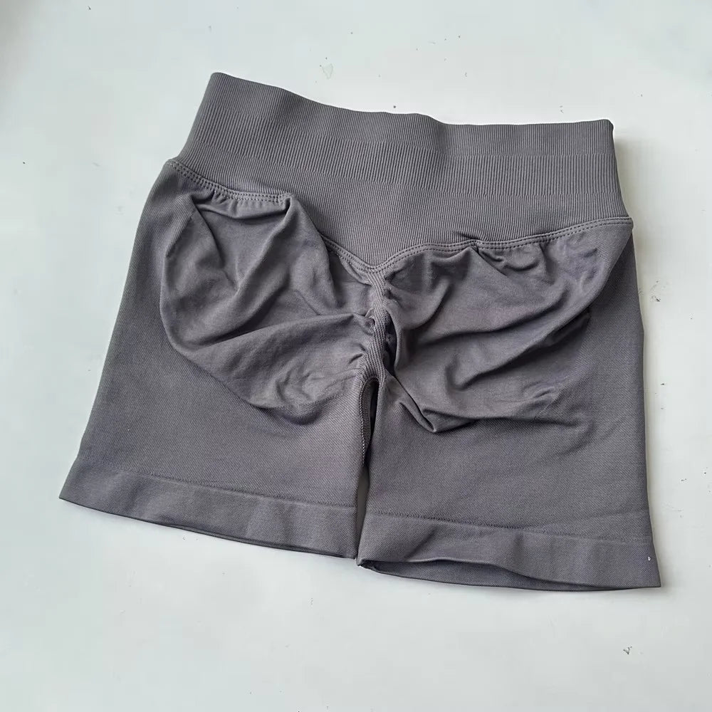 Impacts Shorts Set Workout Scrunch Shorts Sets Halter Sports Fitness Clothes Gym Suit Scrunch Shorts