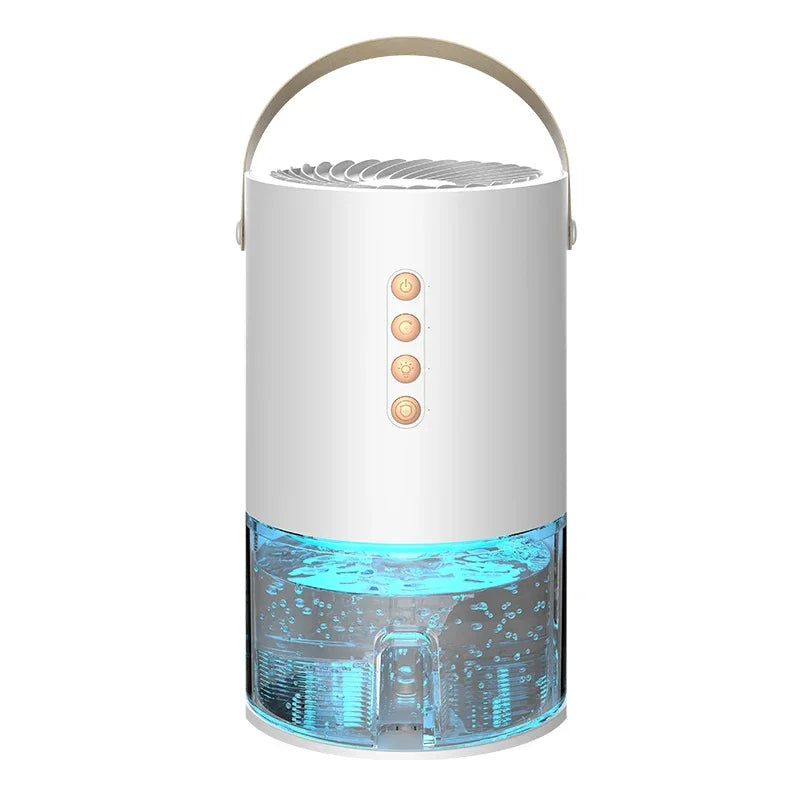 TINSOL 1300ml Smart Negative Ion Dehumidifier, Eliminates Humidity, Mold, and Moisture, Energy-Saving Timer, Air Dryer