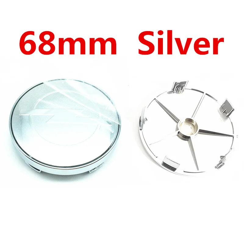 4 Pcs 56mm 59mm 60mm 64mm 68mm Opel Car Wheel Center Hub Caps Logo Badge Emblem Rim Hubcap Dust-proof Cover Auto Accessories