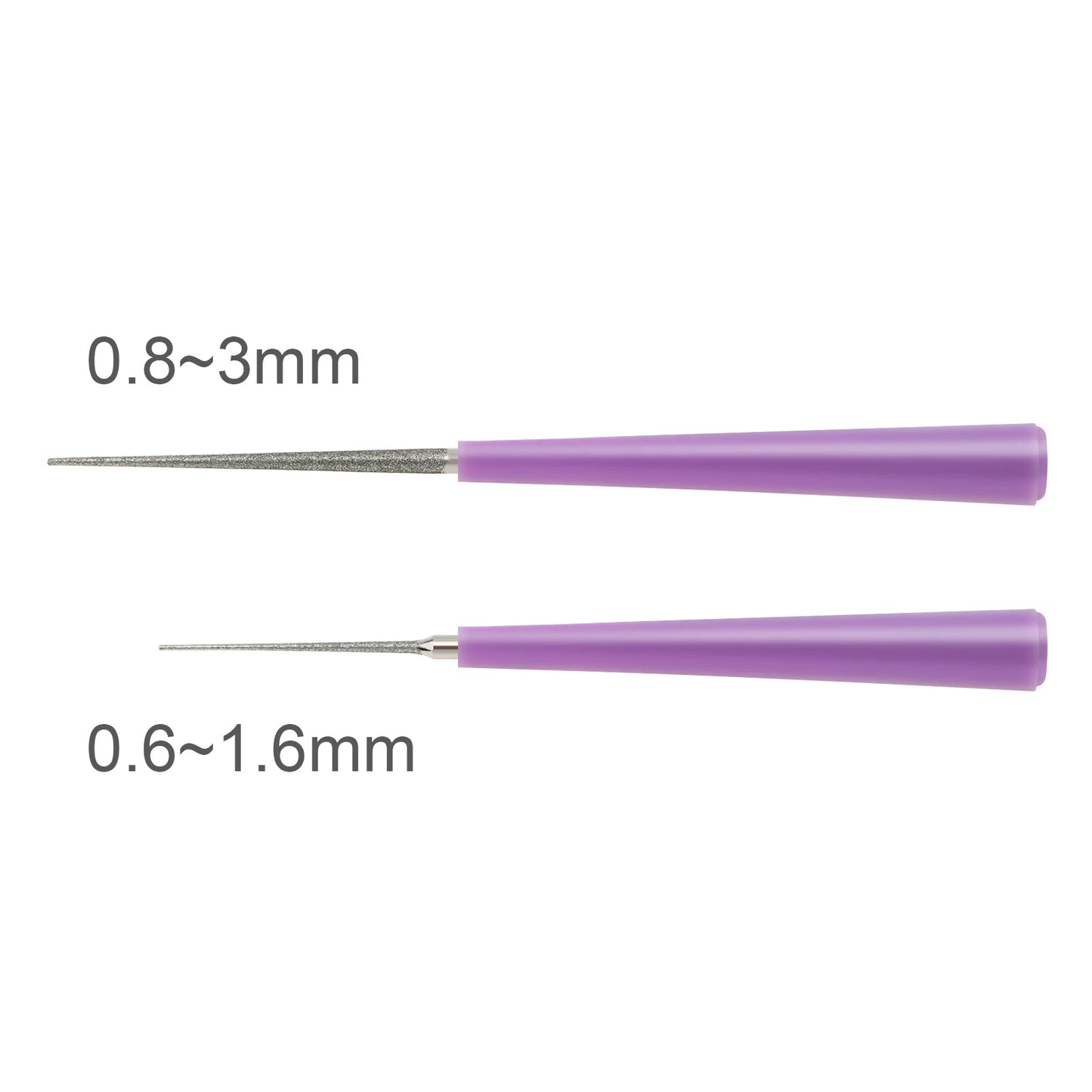 1/4 Pcs Needle Files Set Diamond Tipped Pearl Bead Reamer Burr Beading for DIY Jewelry Making ABS Handle Beading Hole Hand Tools
