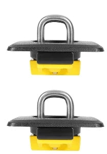 1Pair Pickup Tie Down Anchor Retractable Truck Bed Top Side Wall D Ring Clip Hook For Ford F150 98-14 For Silverado GMC Sierra