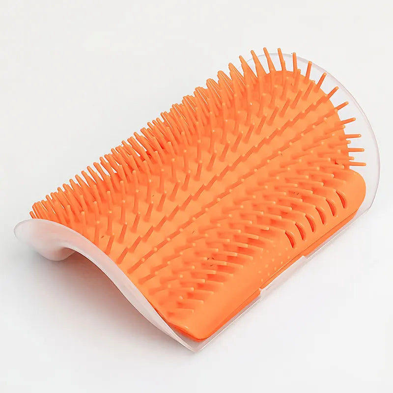 Cat Self Groomer Wall Brush - Corner Scratcher & Massage Toy