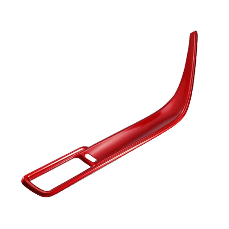 Car Interior For Toyota Camry 2018 2019 2020 2021 2022 ABS Red Steering Wheel Button Decorative Cover  Accessories Car Styling