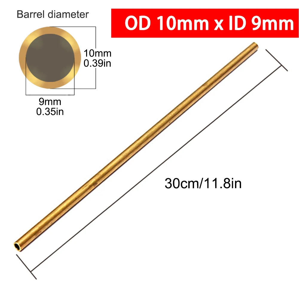 Brass Tubes Diameter 2/3/4/5/6/7/8/9/10/11/12/13/14/15mm Length 300mm 0.5mm Brass Rod Pipe Brass Tube Modelmaking Cutting Tool