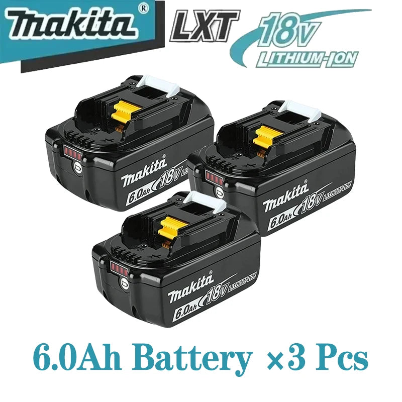Genuine 6Ah  9Ah makita BL1860 18V Battery Power Tools Li-ion Replacement LXT BL1850 BL1840 for 18V Screwdriver