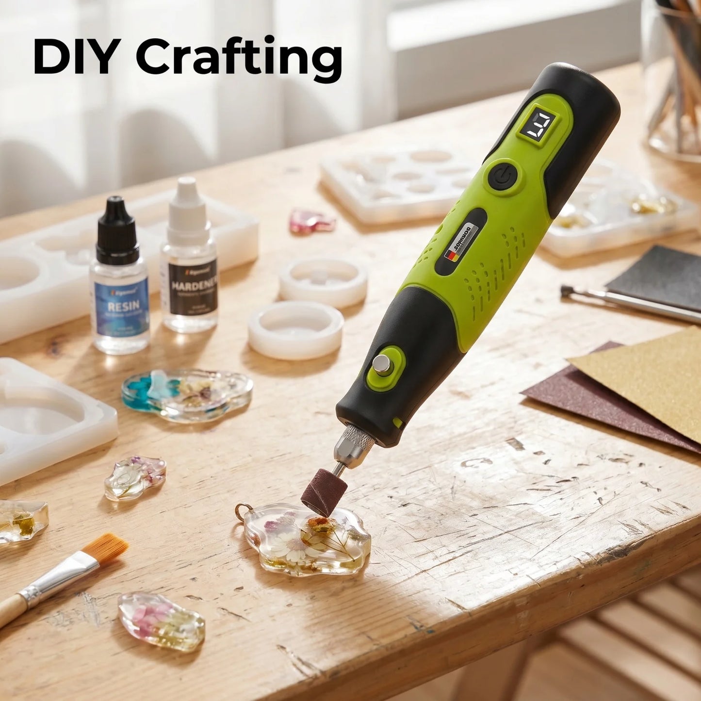 231Pcs Wireless Mini Electric Grinder Rotary Tool Kit 5 Variable Speed USB Rechargeable Engraving Pen for Wood Jade Metal Polishing Cutting Drilling Carving