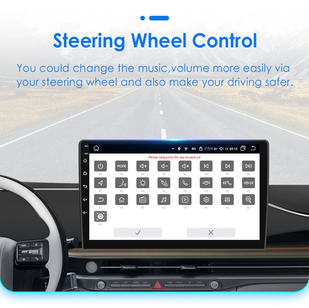 7" Android Car Stereo with GPS & Bluetooth — Chevrolet Silverado, Impala, Traverse & GMC Sierra