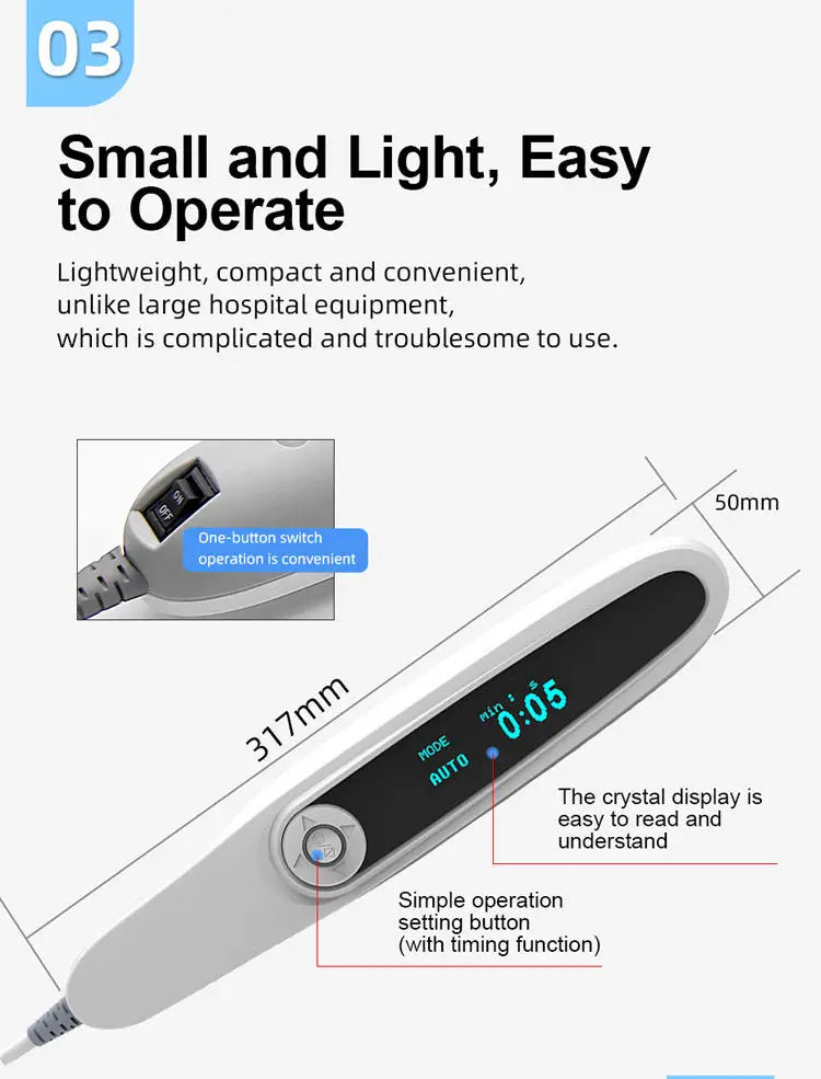 311NM  UVB Narrow Band UV Light Source Treatment Vitiligo Psoriasis Eczema Therapy Lamp Ultraviolet Phototherapy Instrument