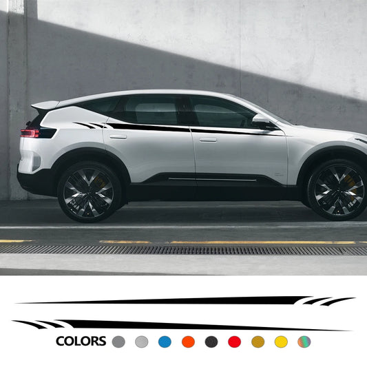 Universal Car Waist Line Stripe Decal – Vinyl Side Stripe Sticker for Cars & SUVs