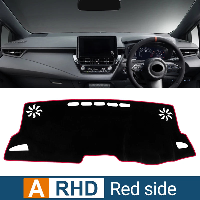 Car Dashboard Cover Avoid Light Pads Anti-UV Non-Slip Mats For Toyota Corolla E210 2019 2020 2021 2022 2023 2024 2025 Hybrid