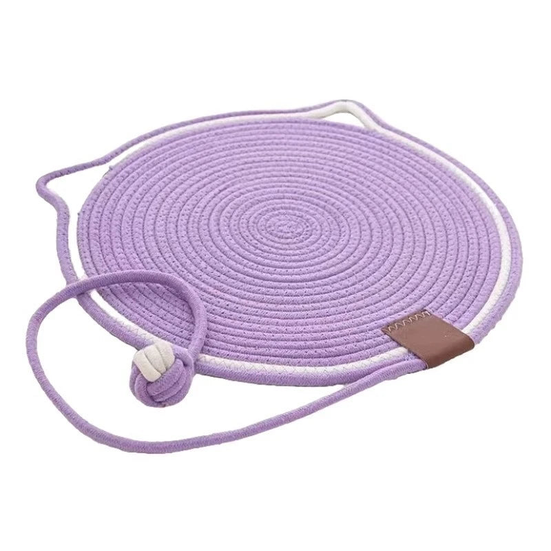 Cotton Rope Cat Scratching Mat - 2-in-1 Bed & Claw Care Pad – photo 5