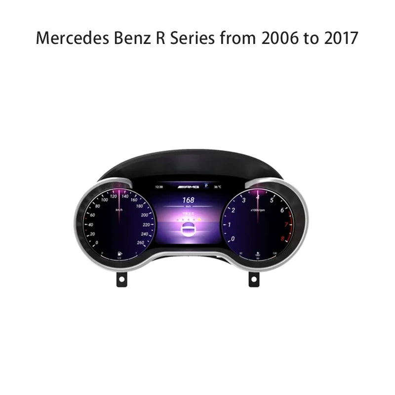 STWEI 2024 New Lcd Digital Dashboard Cluster Digital Speedometer For Mercedes Benz A Class W176 GLA CLA  C117 GLC W205 W212 W207