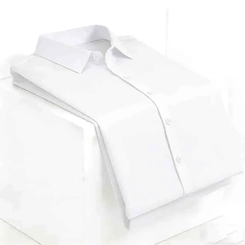 Men's Wedding Dress Shirt - Slim Fit, Formal Short-Sleeve Button-Down
