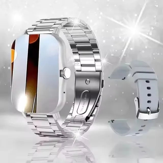 NEW 2026 Fashion SmartWatch Android Phone 2.01" Color Screen Full Touch Custom Dial Watch Women Bluetooth Call Smart Watch Men