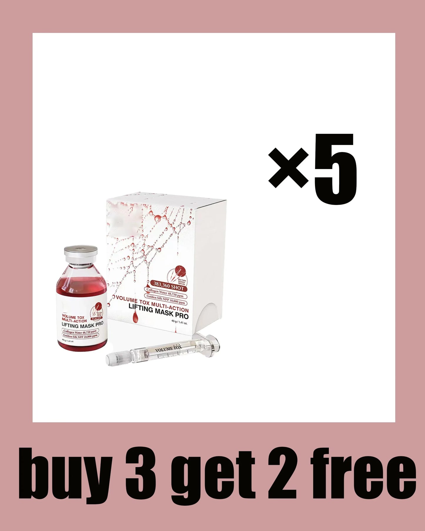 Volume Lift Multi-Action Lifting Mask Pro V-line Face Shaping Tightening Firming Hydrating Revitalizing Facial Skin Care