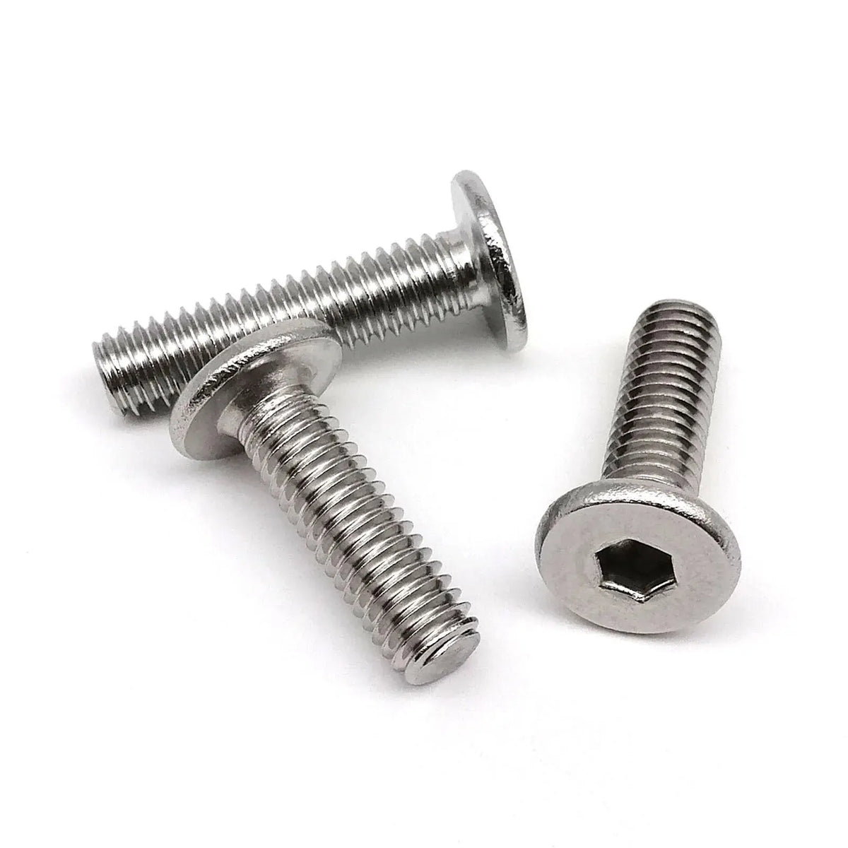 Stainless steel hex wafer head bolts, M2 to M8 — view 3 of 15
