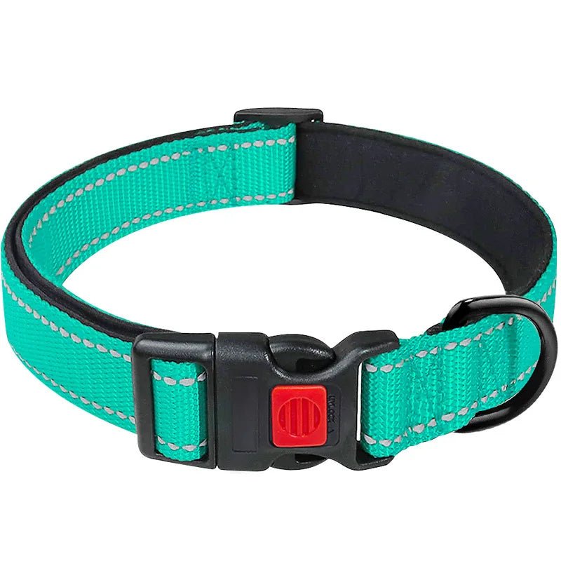 Padded Neoprene Reflective Dog Collar - Medium & Large – photo 9