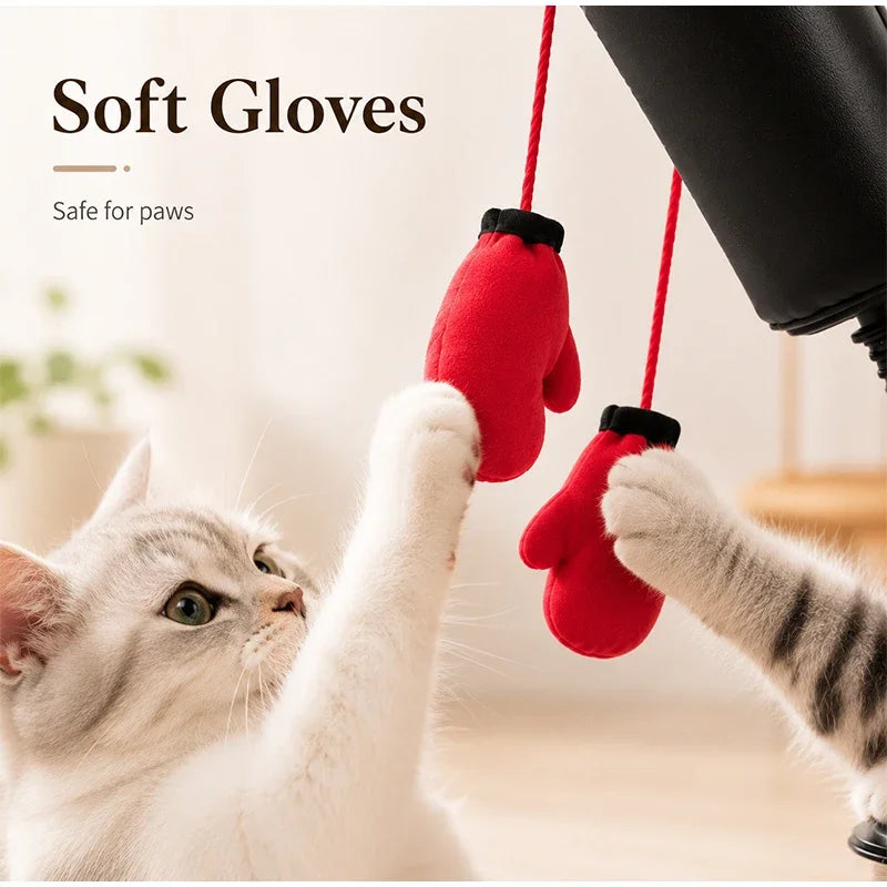 New Cat Boxing Interactive Toy Multifunctional Cat Entertainment Game For Boxing And Self-relaxation Cat Training Toy Fun